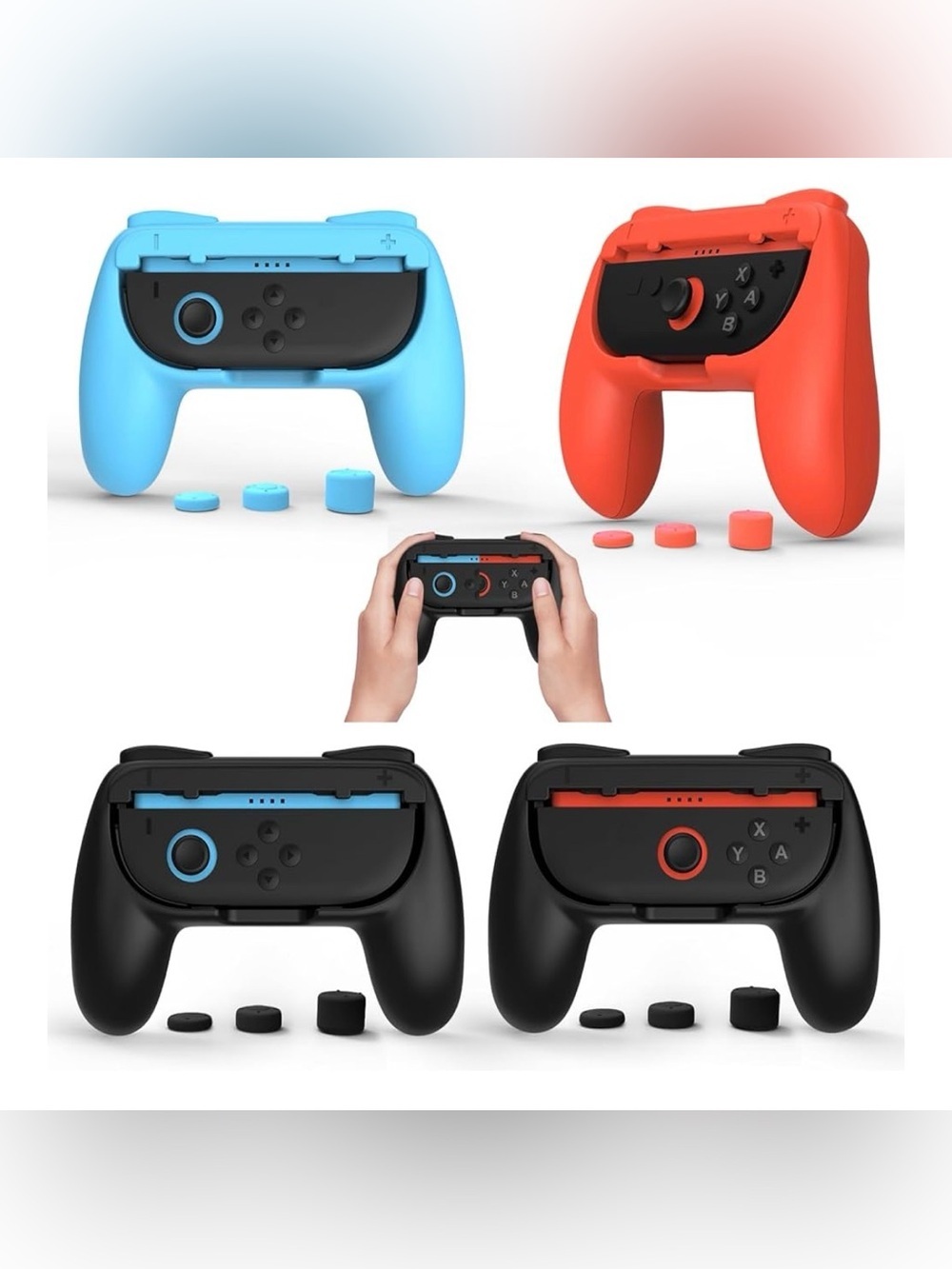 Nintendo Switch Joy-Con Grip Ergonomic Controller Holder Comfort Gaming